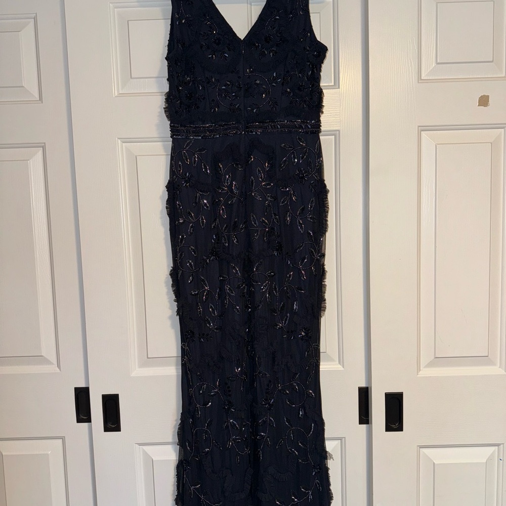 Aidan Mattox Bead & Sequin Gown - image 4